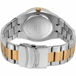 Mens Timex® Stainless Steel Blue Dial Watch - TW2V53800JI -leather watch shop c7798696 b867 48f3 a991 5c3526a7028a