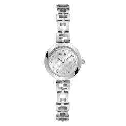 Womens Guess Silver Chain-Like Bracelet Watch - GW0549L1