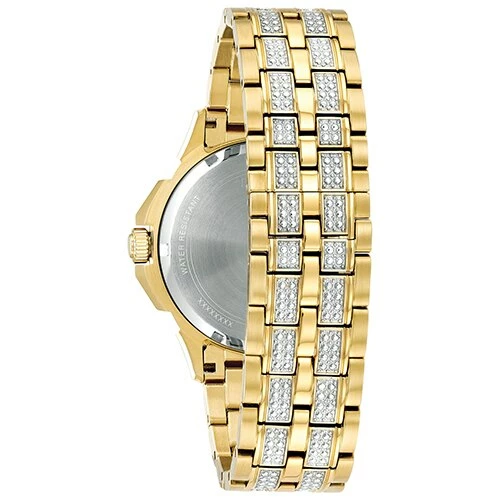 Mens Bulova Crystal Accent Bracelet Watch - 98C126 5 Mens Bulova Crystal Accent Bracelet Watch - 98C126 - Image 3