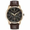 Mens Citizen® Eco-Drive Leather Watch - BU2013-08E