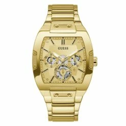 Mens Guess Watches® Gold Case Stainless Steel Watch - GW0456G2