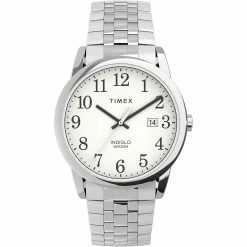 Mens Timex Silver-Tone Easy To Read Dial Watch - TW2V40000JT