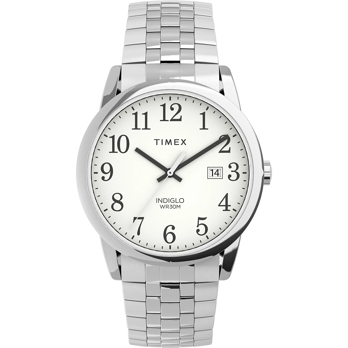 Mens Timex Silver-Tone Easy To Read Dial Watch - TW2V40000JT 3 Mens Timex Silver-Tone Easy To Read Dial Watch - TW2V40000JT