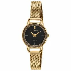 Citizen® Gold Plated Mesh Bracelet Watch - EZ7002-54E