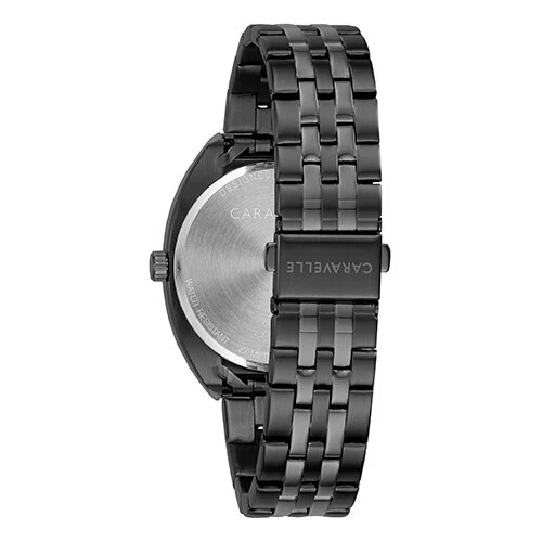 Mens Caravelle Retro Gunmetal IP Bracelet Watch - 45C115 5 Mens Caravelle Retro Gunmetal IP Bracelet Watch - 45C115 - Image 3
