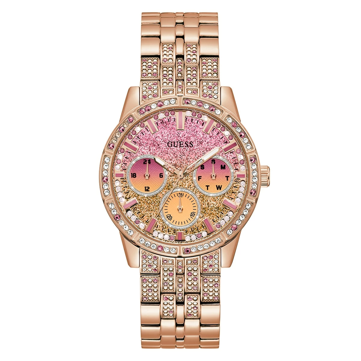 Guess Rose Gold/Multi Dial With Crystals Watch - GW0365L3 3 Guess Rose Gold/Multi Dial With Crystals Watch - GW0365L3
