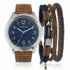 Mens Lucky Brand Tour De Force Yachtman Watch Set - LB1647BRN -leather watch shop da4432a2 bdcf 4bec aa6f 40b26b759f3b