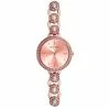 Ellen Tracy Faux Pearl Accent Watch - ET5406RG -leather watch shop dac7d8dc 42b9 4177 8bb1 e825c4052d6e