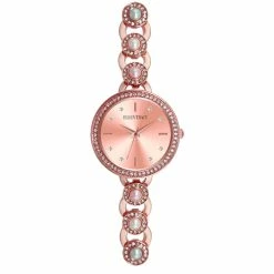 Ellen Tracy Faux Pearl Accent Watch - ET5406RG