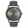 Mens Geoffrey Beene® Gunmetal And Sapphire Strap Watch-GBB8219GU -leather watch shop dda1dd92 7484 457b bddb 12e6ccb5fb0d