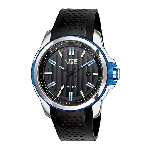 Mens Citizen® Eco-Drive Black Rubber Watch - AW1151-04E 3 Mens Citizen® Eco-Drive Black Rubber Watch - AW1151-04E