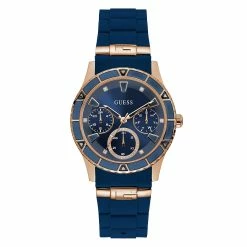 Womens Guess Rose Gold Classic G Stainless Steel Watch - U1157L3