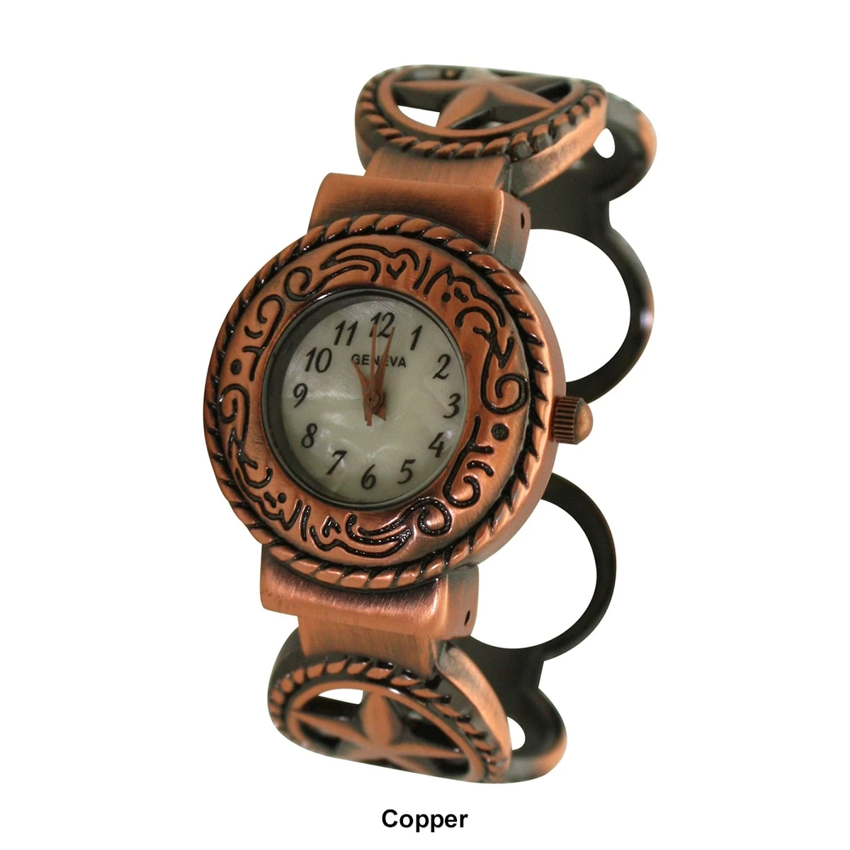 Olivia Pratt™ Circles Shape Bangle Watch - H3578 6 Olivia Pratt™ Circles Shape Bangle Watch - H3578 - Image 4