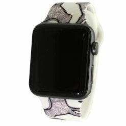 Olivia Pratt™ Printed Silicone Apple Watch Band - 8844-CAT -leather watch shop e830ede0 d9da 43f2 96b2 9c310c1e5f28