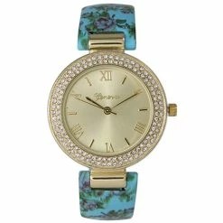 Womens Olivia Pratt Ceramic Floral Watch - 14611LIGHTBLUE1