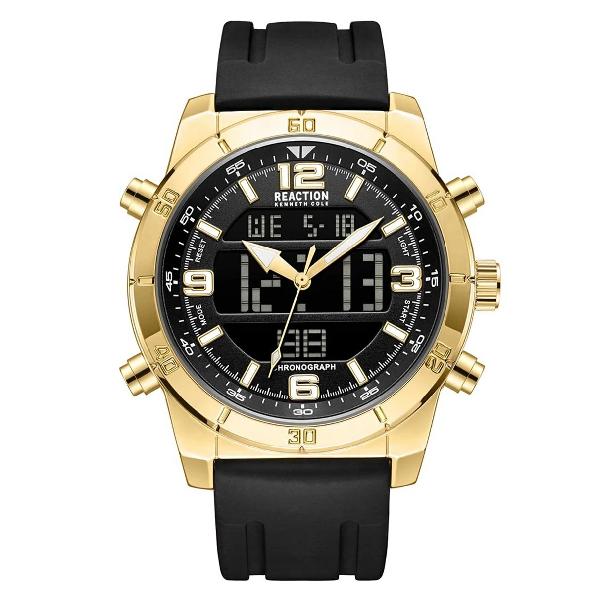 Mens Kenneth Cole® Reaction™ Black Analog Watch-KRWGP2183505 3 Mens Kenneth Cole® Reaction™ Black Analog Watch-KRWGP2183505