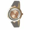 Ellen Tracy Floating Crystals Grey Strap Watch - ET5389RG