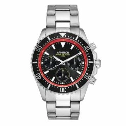 Mens Armitron Stainless Steel Muti Function Watch - 20-5351BRSV