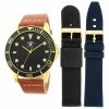 Mens Beverly Hills Polo Club Analog Watch Set - 55214-BHP -leather watch shop eeedf695 c8f1 441d a3bb 76875a4e5a37
