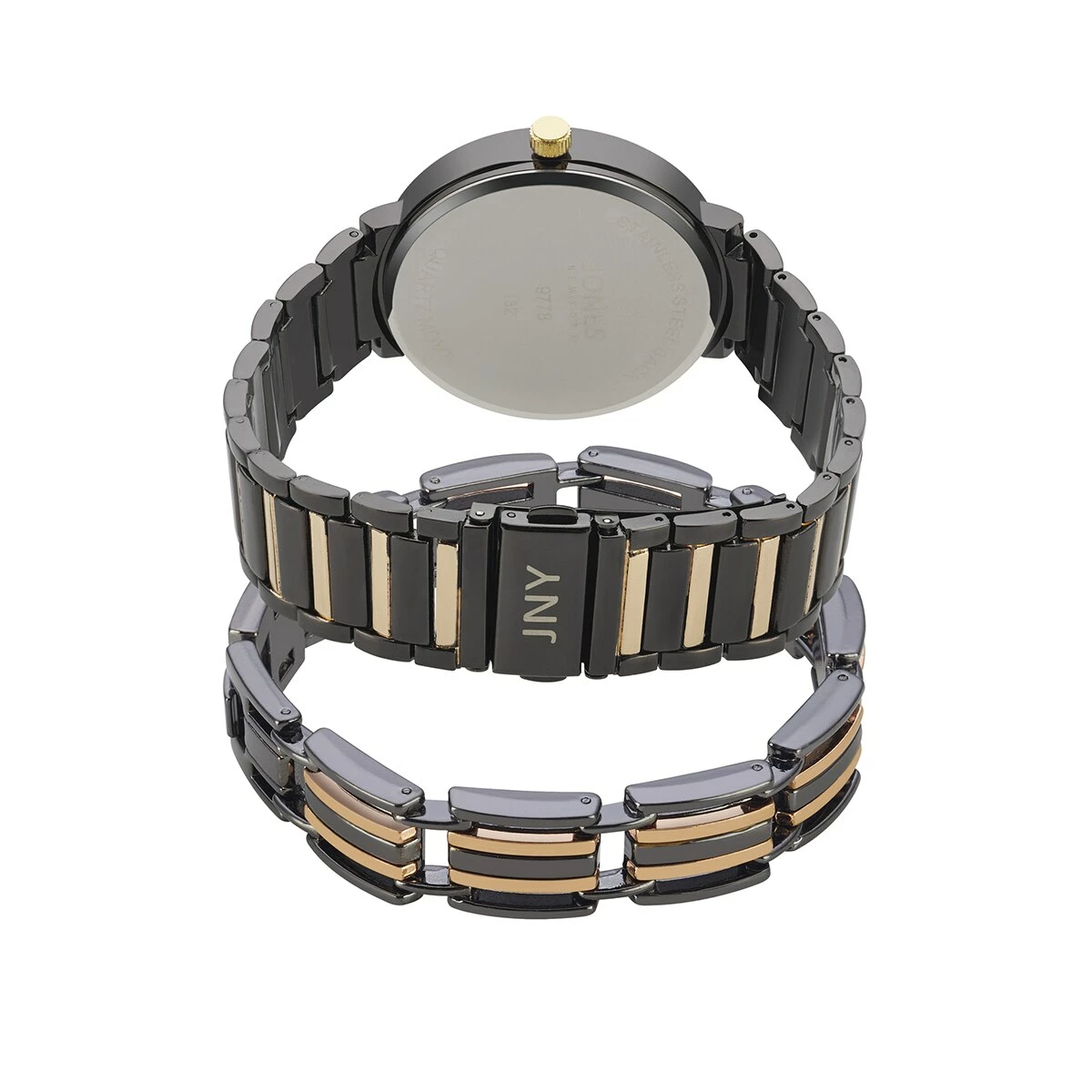 Mens Jones New York Two-Tone Watch & Bracelet Set - 9778B-42-G27 5 Mens Jones New York Two-Tone Watch & Bracelet Set - 9778B-42-G27 - Image 3