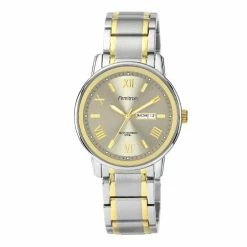 Mens Armitron Two-Tone Bracelet Watch - 20-4935SVTT