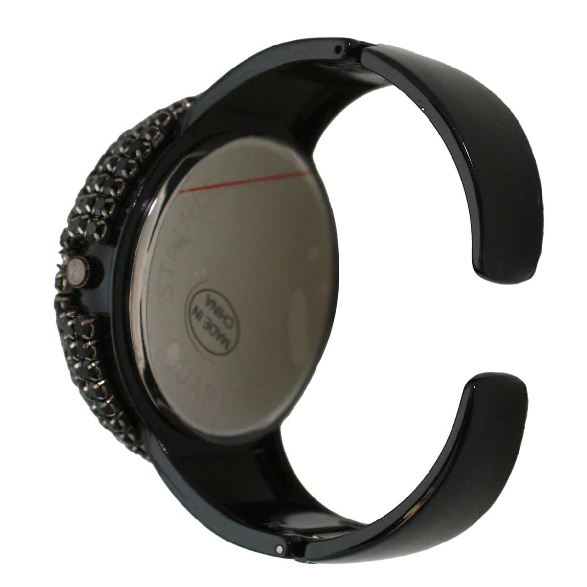 Olivia Pratt™ Rhinestones Chunky Bangle Watch - A918714 4 Olivia Pratt™ Rhinestones Chunky Bangle Watch - A918714 - Image 2