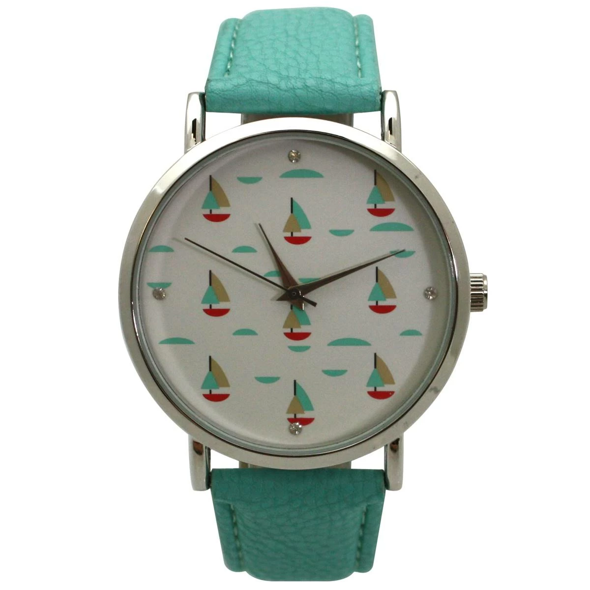Olivia Pratt™ Leather Sailing Boats Dial Watch - 5148844 3 Olivia Pratt™ Leather Sailing Boats Dial Watch - 5148844
