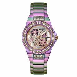 Guess Light Violet/Rose Gold-Tone Watch - GW0302L3