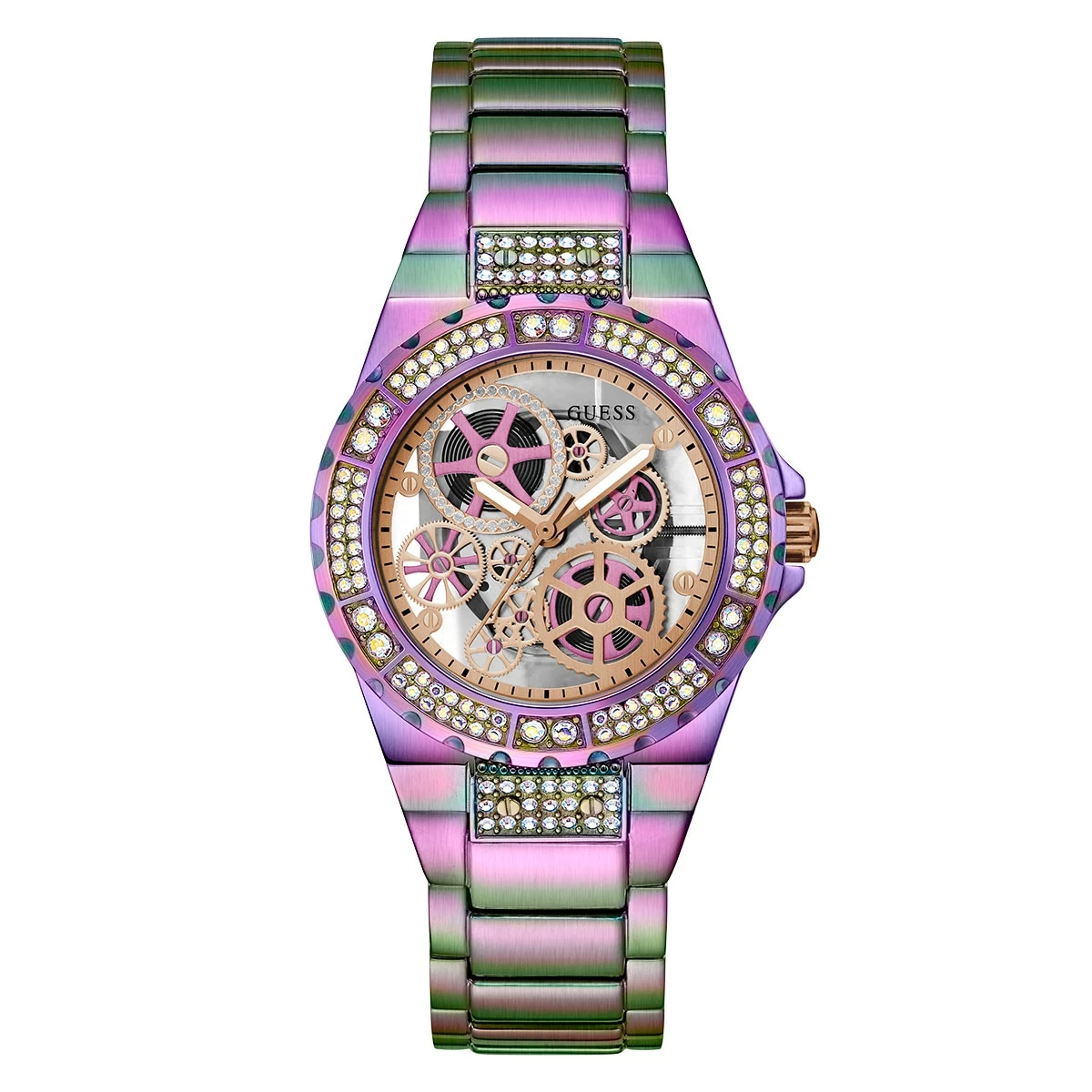 Guess Light Violet/Rose Gold-Tone Watch - GW0302L3 3 Guess Light Violet/Rose Gold-Tone Watch - GW0302L3