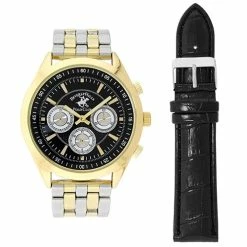 Mens Beverly Hills Polo Club Sport Watch Set - 54095