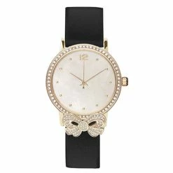 Adrienne Vittadini Bow Bezel Watch - AD12950G678-003