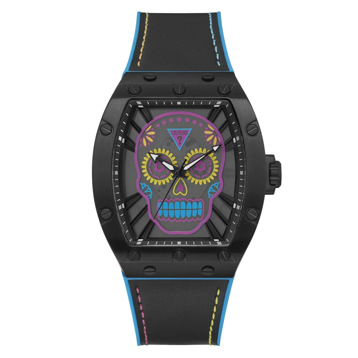 Mens Guess Watches® Day Of The Dead Silicone Watch - GW0506G1 3 Mens Guess Watches® Day Of The Dead Silicone Watch - GW0506G1