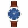 Mens Joseph Abboud Sunray Dial Watch - AB-5027SVLG -leather watch shop f713f697 d99d 4db1 b1da f027cede5b9a