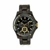 Mens Sean John Gunmetal-Tone Screw Bezel Watch SJ0002GU -leather watch shop f78c89b1 8255 4d47 bd42 0209173cbe02
