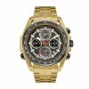 Mens Bulova UHF Gold-Tone Bracelet Watch - 98B271 -leather watch shop f819bb94 de41 4709 945b 9258ac65a685