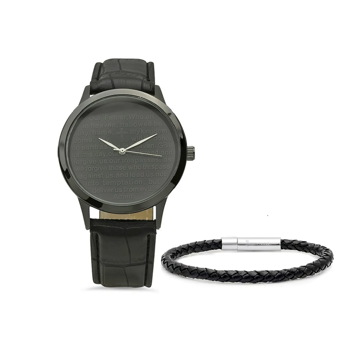 Mens Steeltime Braided Watch Set - 998-019-W-617-036-B 3 Mens Steeltime Braided Watch Set - 998-019-W-617-036-B