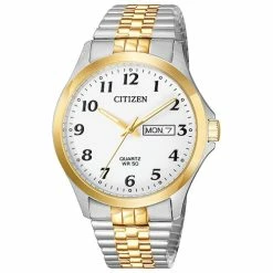 Mens Citizen® Quartz Two-Tone Watch - BF5004-93A