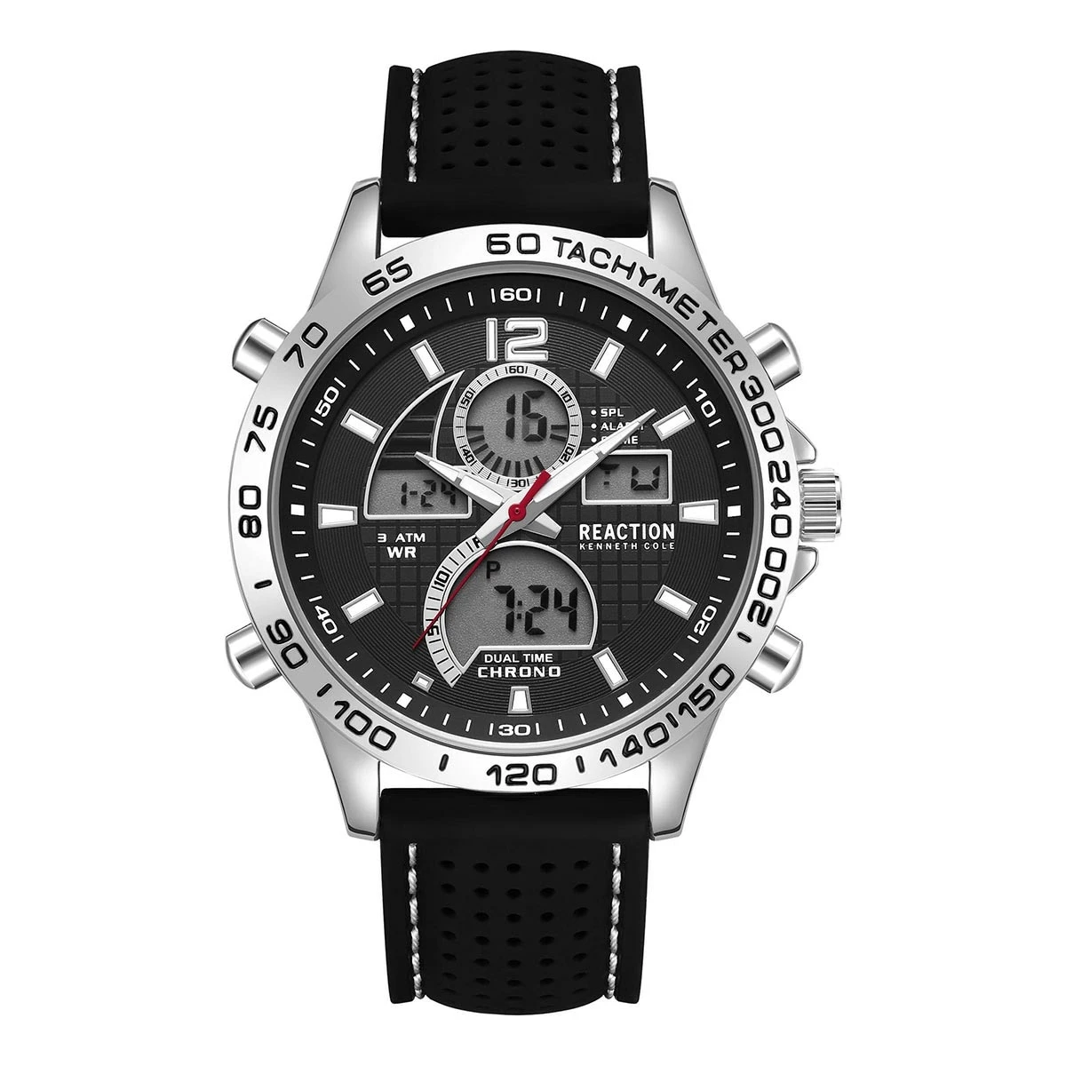 Mens Kenneth Cole® Reaction™ Analog Black Watch - KRWGP2189001 3 Mens Kenneth Cole® Reaction™ Analog Black Watch - KRWGP2189001